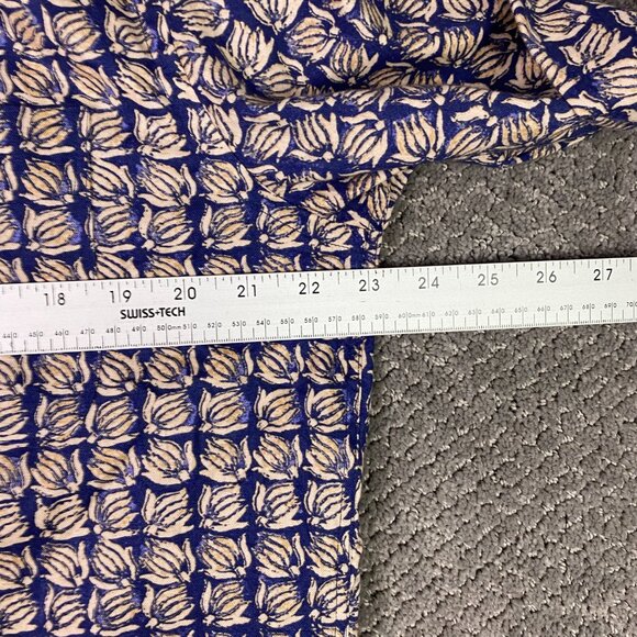 J. McLaughlin Button Down Shirt Mens Large All Over Print Floral banana Tropical - Picture 10 of 14